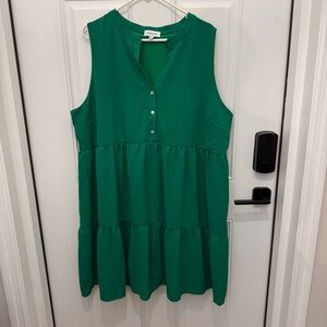 Gilli Vibrant Green Dress